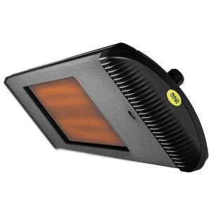 Mo-El Aaren design heatstrips (middengolf infrarood) met dimmer | 1800 Watt |inbouw | 1050x 250 x 75 mm| Zwart