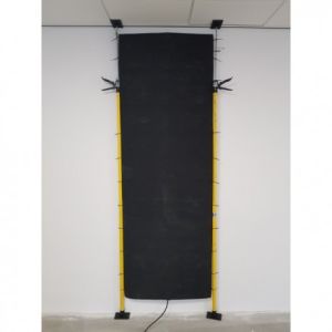 DWS-150-220-1300, verwarmingselement ideaal als muurdroger 150cm breed 220cm lang 1300W
