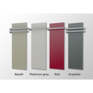 ontploffen Genre olie Exclusive glas infraroodpaneel platina grijs 500W + 1 RVS handdoekbeugel, 40x120cm, 230V, Badkamer verwarming ontploffen Genre olie Exclusive glas infraroodpaneel platina grijs 500W + 1 RVS handdoekbeugel, 40x120cm, 230V, Badkamer verwarming