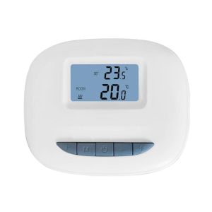 Optima W R3 Wifi en RF opbouw programmeerbare thermostaat, USB voeding, tuya compatible, inclusief RF ontvanger