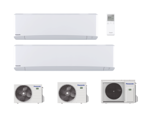 Panasonic Etherea 2,5kW split unit airco A+++/ KIT-Z25-XKE met ingebouwde WLAN, smartphone bediening