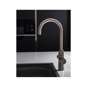 Ace RVS 3 in 1 kokend water kraan C-uitloop Met boiler: 4,4L inclusief mengventiel en S12 waterontharder