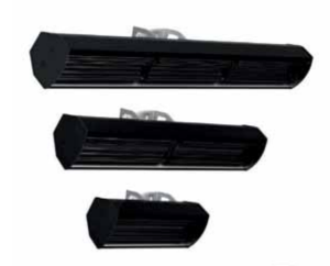 Welltherm HP heater classic zwart met infrarood straling