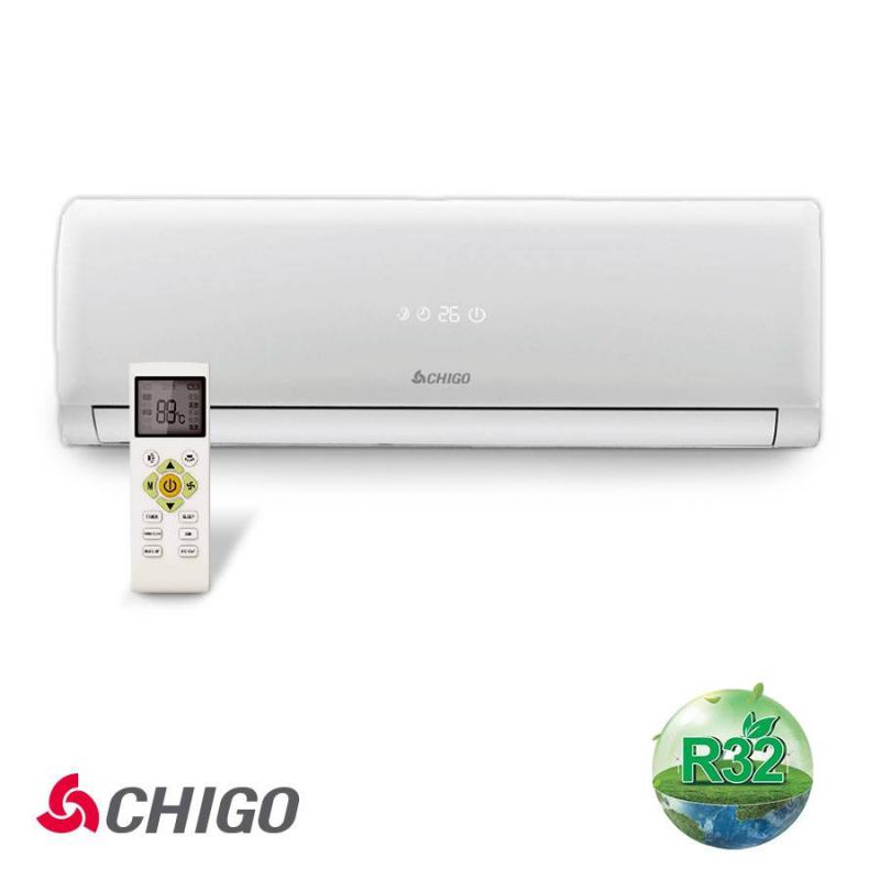 Trein bloem geschiedenis Chigo split unit airco 2.5 kW warmtepomp inverter A+++ R32 (voorgevuld)